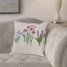 Ophelia Co. Kaylor Flower Trio Indoor/Outdoor Throw Pillow OPCO6878